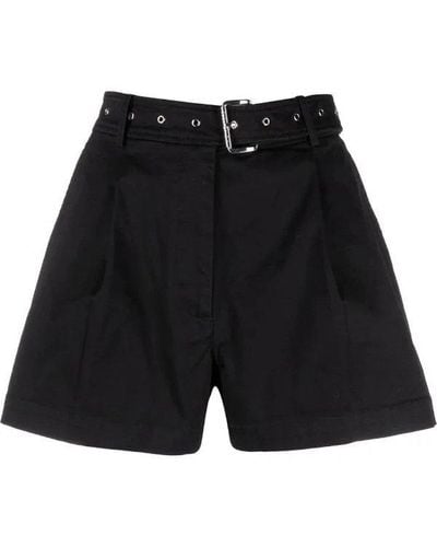 MICHAEL Michael Kors Stretched Belted Shorts - Black