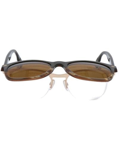 ZEGNA Round-frame Sunglasses - Black