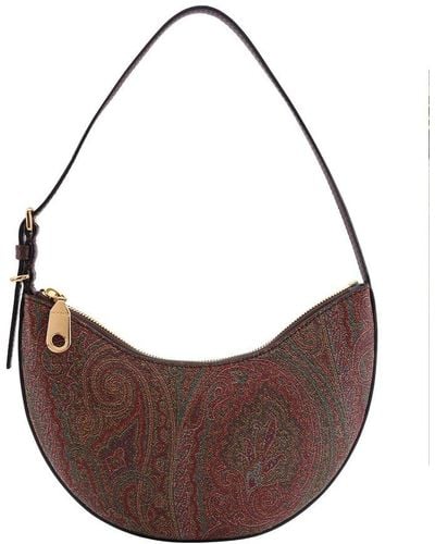 Etro Leather Blend Bag - Brown