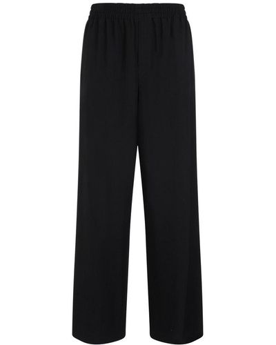 The Row Straight Trousers - Black
