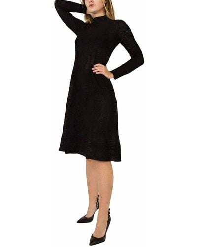 M Missoni Lace Detailed Midi Dress - Black