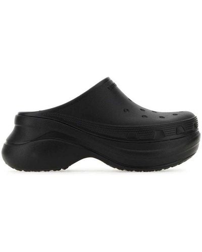 Balenciaga X Crocs Platform Mules - Black