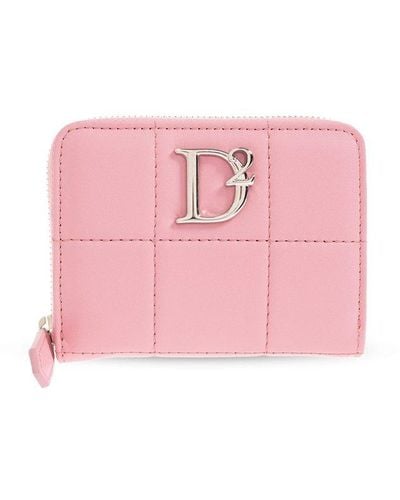 DSquared² Wallet With Logo, - Pink