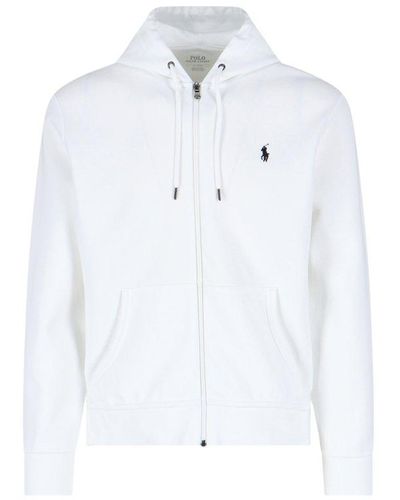 Ralph Lauren Hooded Sweatshirt - White