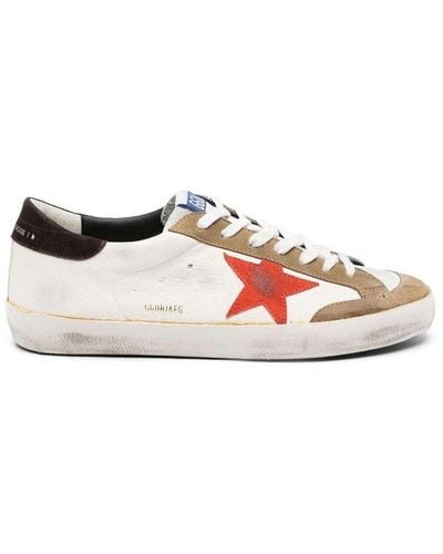 Golden Goose Super-star Lace-up Trainers - White