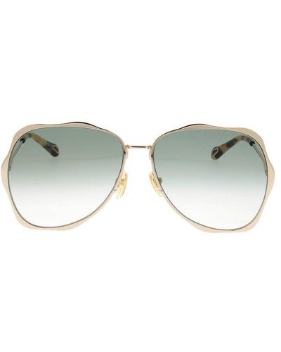 Chloé Aviator Frame Sunglasses - Black