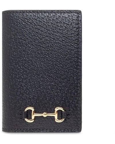 Gucci Leather Card Holder - Blue