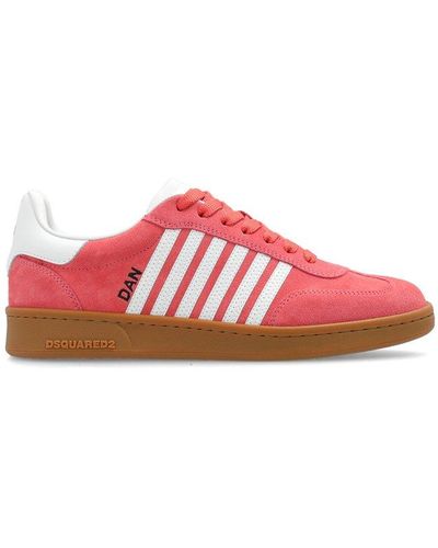 DSquared² Striped Low-top Trainers - Pink