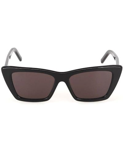 Saint Laurent Metal Sunglasses - Gray