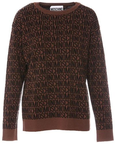 Moschino Sweaters - Brown