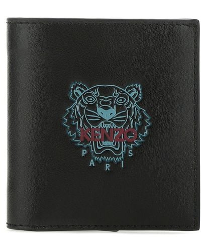 KENZO Ekusson Tiger Wallet - Black