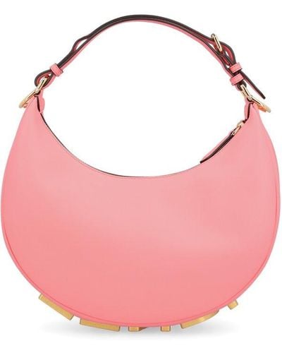 Fendi Graphy Shoulder Bag - Pink