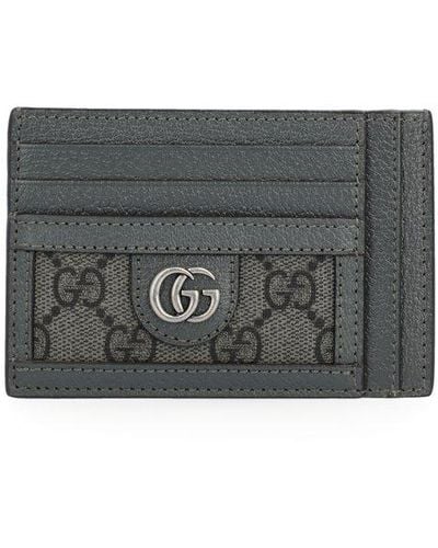 Gucci Ophidia GG-canvas Cardholder - Grey