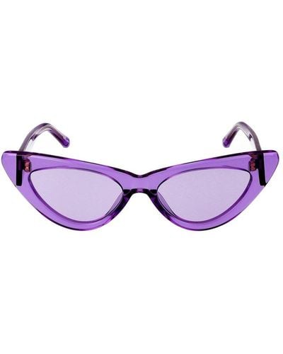 Linda Farrow Cat-eye Sunglasses - Purple