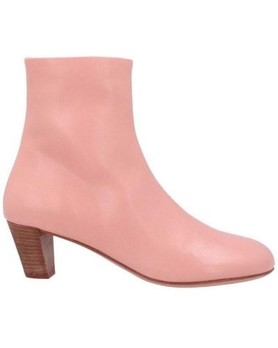 Marsèll Round Toe Ankle Boots - Pink