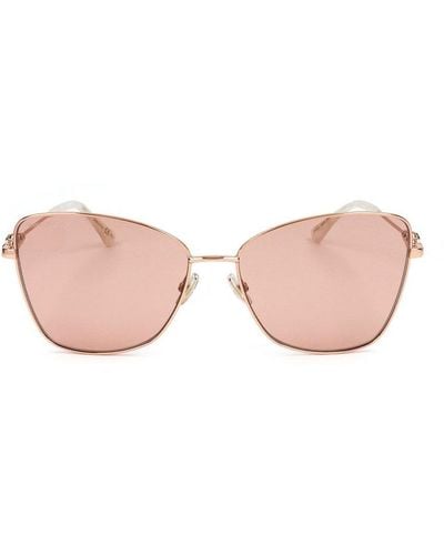 Jimmy Choo Butterfly Frame Sunglasses - Pink