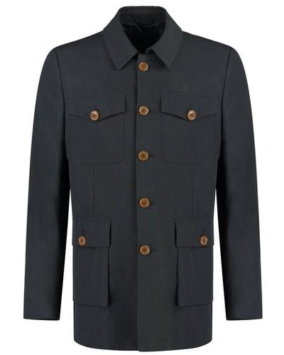 Vivienne Westwood Button-front Cotton Jacket - Black