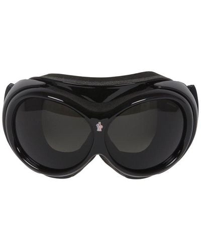 Moncler Oversized Ski Goggles - Black