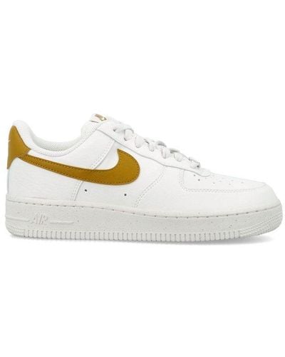 Nike Air Force 1 Lace-up Sneakers - White