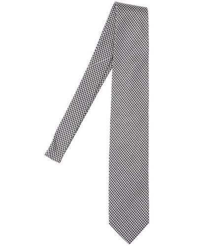 Tom Ford Jacquard Tie - Grey