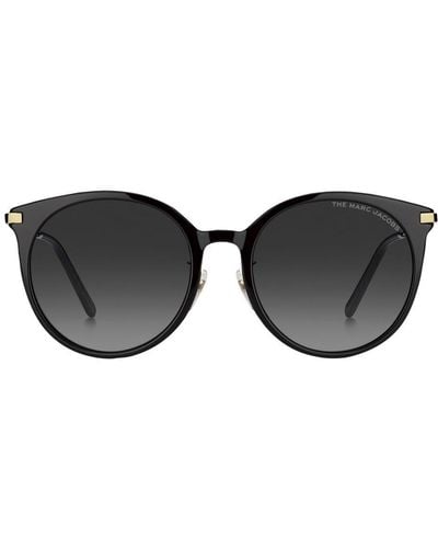 Marc Jacobs Oval-frame Sunglasses - Black