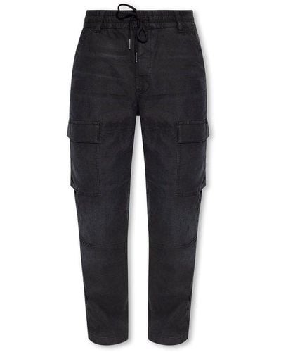 DIESEL Cargo Fitted Trousers - Black
