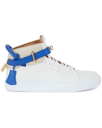 Buscemi Belted High-top Trainers - White