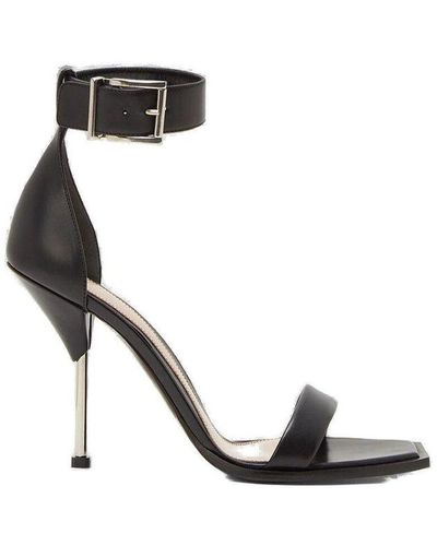 Alexander McQueen Ankle Strap Sandals - Black