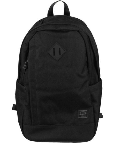 Herschel Supply Co. Logo Patch Zipped Backpack - Black
