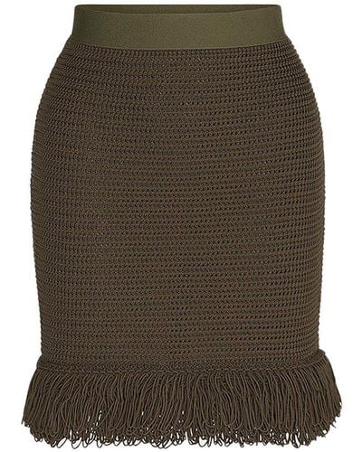Bottega Veneta Skirt Compact Cotton Mesh - Multicolour