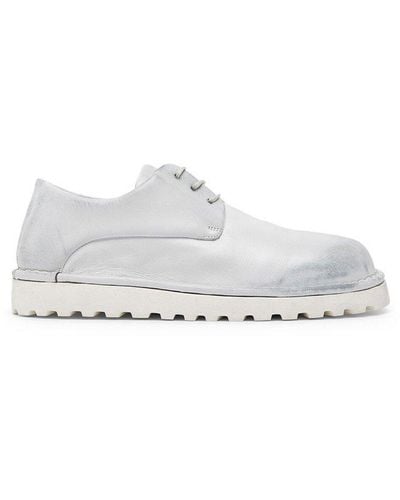 Marsèll Pallottola Pomice Derby Lace-up Shoes - White
