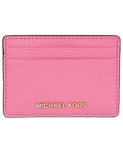 Michael Kors Jet Set Credit Card Holder - Pink