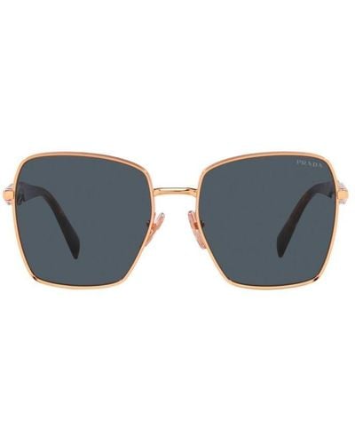 Prada Square Frame Sunglasses - Blue