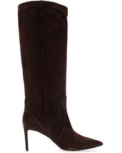 IRO 'davyn' Heeled Boots In Suede - Brown