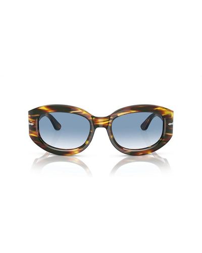 Persol Rectangular Frame Sunglasses - Blue