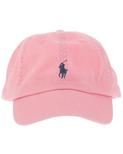 Polo Ralph Lauren Cotton Chino Ball Cap - Pink