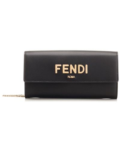 Wallets & purses Fendi - Fendi Roma printed leather card holder -  7M0164A4NQF149W