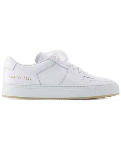 Common Projects Decades Trainers Leather White