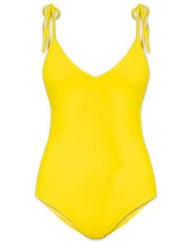 Isabel Marant ‘Swan’ One-Piece Swimsuit - Yellow