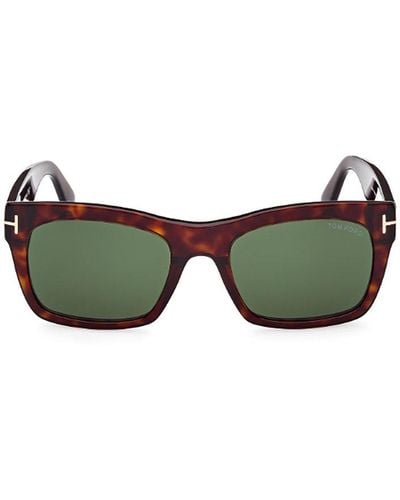 Tom Ford Square Frame Sunglasses - Green