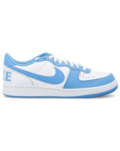 Nike Terminator Low "white/university Blue" Lace-up Sneakers