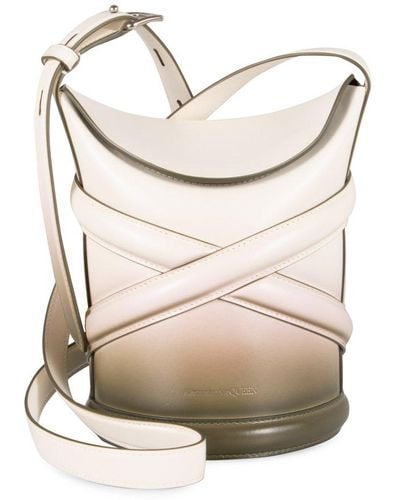 Alexander McQueen Bucket Bags - White