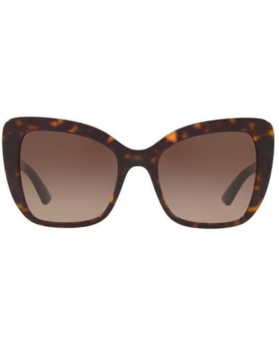 Dolce & Gabbana Butterfly Frame Sunglasses - Gray
