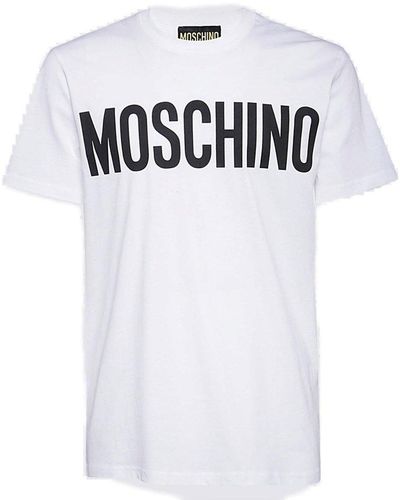 Moschino T-shirt With Logo Print - White