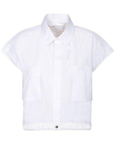 Sacai Thomas Mason Poplin Shirt - White