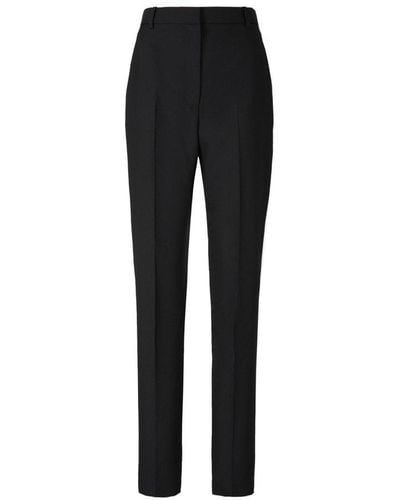 Alexander McQueen Barathea Formal Trousers - Black
