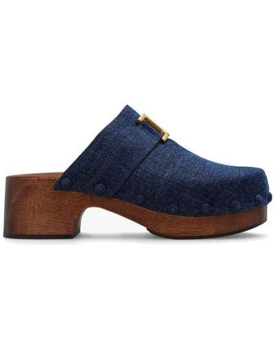 Chloé Aurna Clogs - Blue