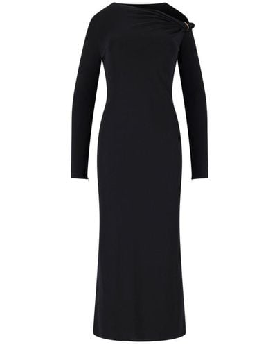 Versace Maxi Sheath Dress - Black