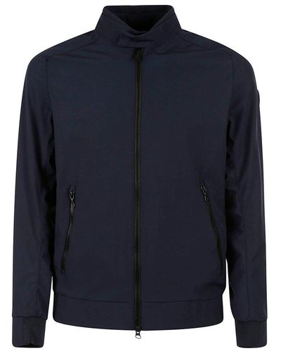 Colmar Softshell Lightweight Zipped Biker Jacket - Blue