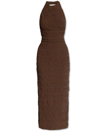 Nanushka 'sterre' Dress, - Brown